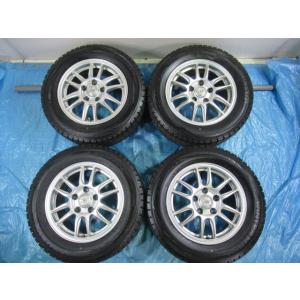 美品 MANARAY 15-6J 5H/114.3 ET50 +冬タイヤ DUNLOP 195/65...