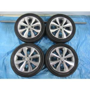 165/55R15 バランス済 オールシーズンタイヤ 日産 三菱 15インチ 4.5J 4H/100 ET46 中古4本 サクラ デイズ モコ ルークス EKワゴン Z01967