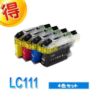 DCP-J552N インク ブラザー プリンター LC111 4色マルチパック brother LC111-4PK 互換インクカートリッジ｜gekiyasuhiroba