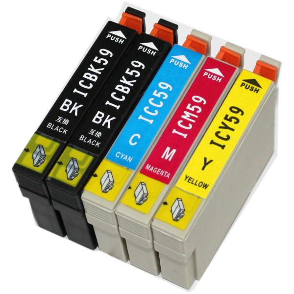 PX-1004 インク エプソン プリンター IC59 5色セット EPSON 互換インクカートリッ...
