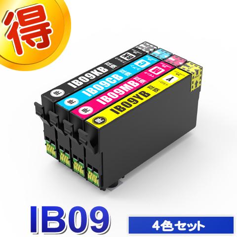 IB09CL4B エプソン IB09B プリンターインク IB09B ４色セット 電卓 互換インク ...