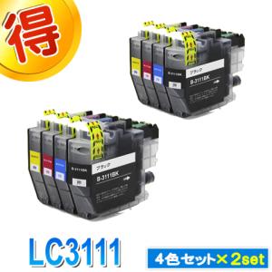 ブラザー プリンターインク LC3111 4色セット 2セッ...