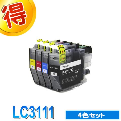 LC3111 ブラザー プリンターインク ４色セット brother 互換インク カートリッジ LC...