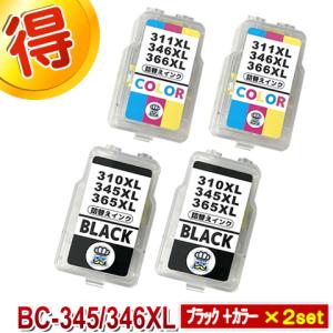 PIXUS BC-345 BC-346 互換インク CANON 詰め替えインク キャノン 3本