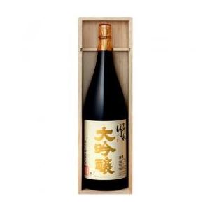 会津ほまれ大吟醸酒 1800ml×1本  2017IWCゴールドメダル受賞銘柄 数量限定専用桐箱入り 日本酒 清酒 大吟醸