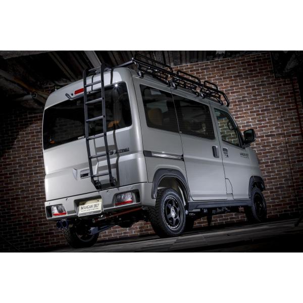 WANGAN357 S700V S710V アトレー ハイゼットカーゴ　新型 リアラダー　はしご ラ...