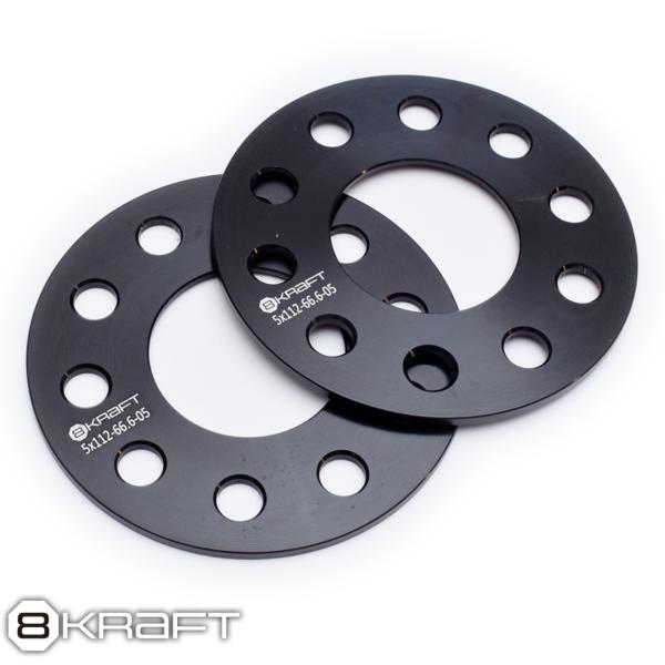 8KRAFT BMW MINI ミニ スペーサー 5ｍｍ 5H-112 φ66.6 ワイトレ PCD...