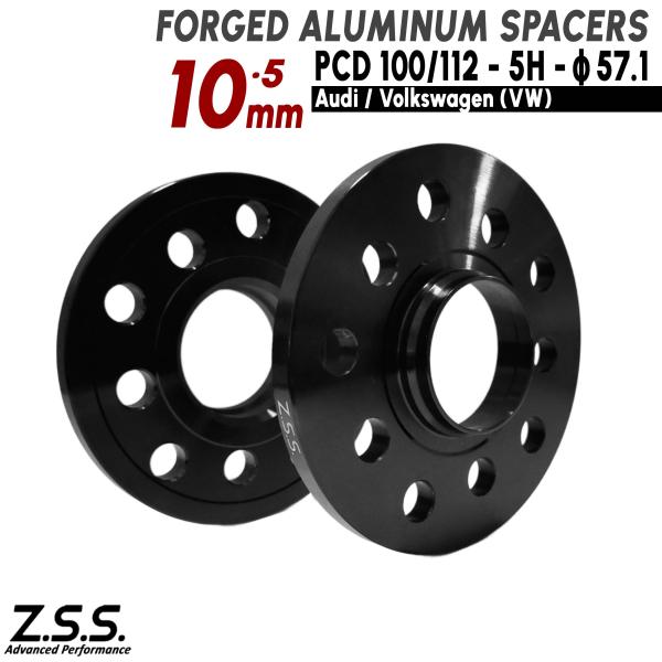 Z.S.S. AP アウディ VW フォルクスワーゲン 厚み10mm 5x112 PCD112 5穴...