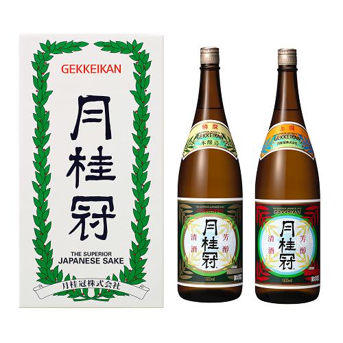 日本酒 お酒 月桂冠 特撰 上撰 飲み比べ 1.8L × 2本 ~ 父の日 お中元 お歳暮 ギフト ...