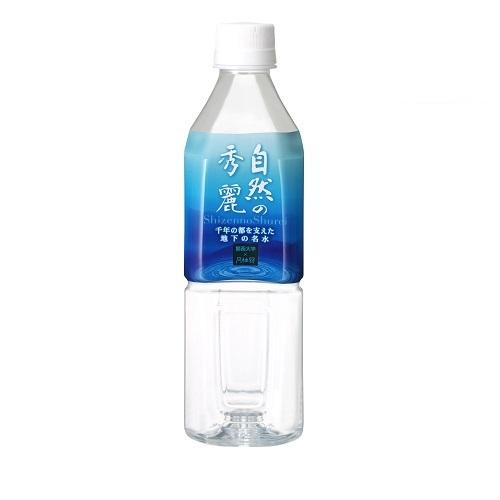 ミネラルウォーター 水 月桂冠 自然の秀麗 500mL ペット 24本 ~ 清涼飲料 京都 伏見 名...