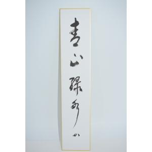 茶道具 短冊画賛 秋 直筆 自画賛 月 堀内宗完筆 兼中斎 薄の画 十五夜