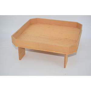 中古】 古い在庫品 茶道具 お棚 三和棚 鵬雲斎好写し 田原一斎作 炉