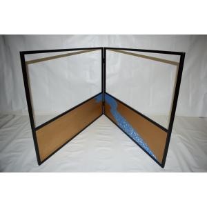 茶道具 風炉先屏風 風炉先 2尺4寸 桑縁 利休梅裂 裏杉格子網代 両面