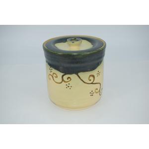 泉窯 加藤藤山造 古瀬戸一重口水指（共箱） : 茶道具と掛軸のショップ