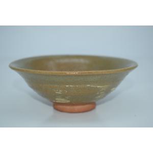 茶道具 抹茶茶碗 平茶碗 萩焼き 波多野善蔵作 扇芝庵/指月窯 萩焼 茶道