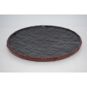 丸盆　干菓子盆　他3点 茶道具 菓子器 干菓子器 丸盆 轆轤目 ろくろめ 縁朱 川端近左作 茶道