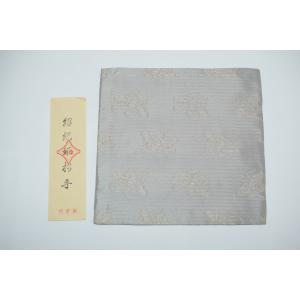 中古 茶道具 古帛紗 古布 大正更紗 木綿 変り格子又は亀甲文又は印章文