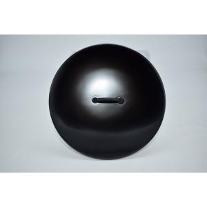 茶道具 水指の塗蓋 木製・本漆 黒真塗 一文字蓋 3．0寸〜3．9寸