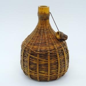 華道具 白竹 桂籠 竹花入 茶道具 竹工芸 天然竹製 竹篭 竹細工 生花 茶室 茶道具 竹籠花入 竹篭花入 掛置兼用 白竹 桂籠 : 茶道具いまや静香園