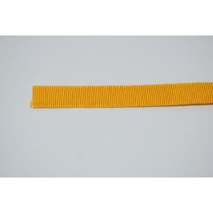 真田紐 4分巾（12mm） 黄 正絹 袋織 10cm単位で切り売りします ms32-001注）画像は見本です。