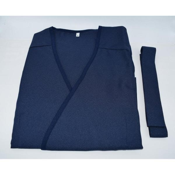 茶道具 お稽古着 おけいこ着 紺色 ベスト （9〜11号）　素材：ポリエステル100％ ms32-0...