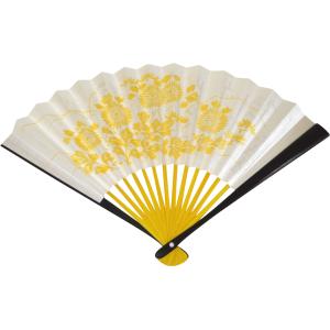 茶道具 茶道用 扇子 扇 黒塗 表千家(利休〜猶有斎)花押集 利休菊 6.5寸 ougi-038b ...