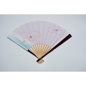 扇子 黒塗 即中斎「瑞雲」 6.5寸 印刷 茶道 茶道具 表千家 即中斎 瑞雲