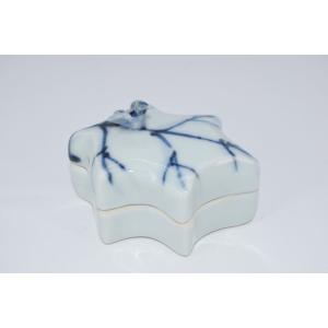 茶道具 炭点前 風炉用 青楓 扇面香合 箕輪一星作 桐箱入 : お茶道具の