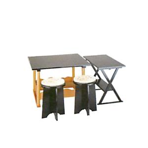 茶道具 立礼卓 新炉点前 壺々透 組立式 表流／裏流 中村宗悦 : 茶道具