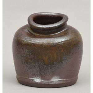 花入　唐銅　六弧耳付　金谷浄雲作 花入 唐銅 六弧耳付 金谷浄雲作 茶道具 花入れ 置用 唐銅 唐金 六弧耳