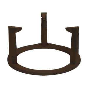 茶道具 五徳 風炉用 虫喰 7寸 菊池政光作 尺一サイズの風炉用