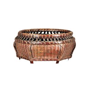 茶道具 炭道具 炭斗 炭取り 唐物 細密 炉風炉兼用 炭取 茶道 : 茶道具