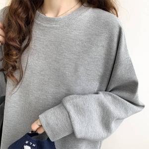 カットソー 黒 ブラック ロンT プルオーバー...の詳細画像2