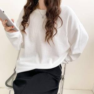 カットソー 黒 ブラック ロンT プルオーバー...の詳細画像3