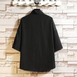 半襦袢 メンズ 五分袖 Tシャツ 長襦袢 シャ...の詳細画像1