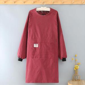 割烹着 エプロン 袖付き 後ろ紐留め メンズ ...の詳細画像2