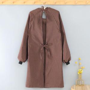 割烹着 エプロン 袖付き 後ろ紐留め メンズ ...の詳細画像4