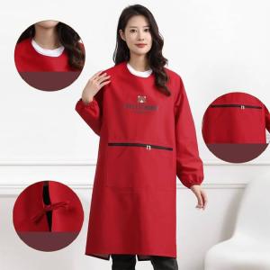 送料無料 割烹着 おしゃれ 撥水 かっぽう着 ...の詳細画像1