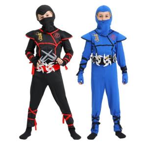 ハロウィン 忍者 コスプレ 衣装 子供 コスチ...の詳細画像3
