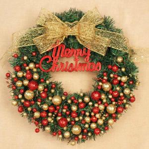 クリスマス クリスマス花輪 綺麗なクリスマス飾...の詳細画像3