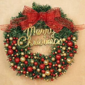クリスマス クリスマス花輪 綺麗なクリスマス飾...の詳細画像4