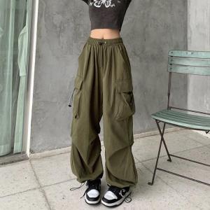 カーゴパンツ ダンス 衣装 無地 春 夏 秋 ...の詳細画像3