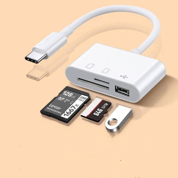 USB Type-C 3in1 USB3.0 USB2.0 SDカードリーダー microSD 変換...