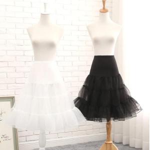 ロング丈パニエ 着丈60cm ワイヤーなし 長...の詳細画像1