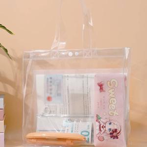 3個セット クリアバッグ 防水カバー PVC製...の詳細画像3