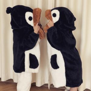 着ぐるみ なりきり ペンギン ボア パジャマ ...の詳細画像3