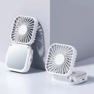 携帯扇風機 ミラー付き ハンディファン 首掛け...の詳細画像2