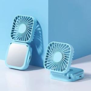 携帯扇風機 ミラー付き ハンディファン 首掛け...の詳細画像3