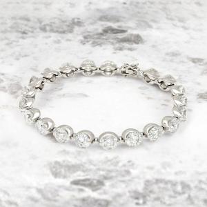 プラチナ950 ダイヤモンド テニス ブレスレットの詳細画像1