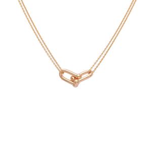 18K ローズゴールド チェーン Tiffany ティファニー ネックレス Tiffany & Co. K18 ローズゴールドチェーンネックレス